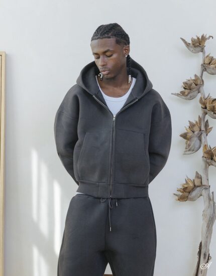 V2 Zip Up In Concrete