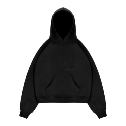 Chain Stitch Hoodie In Onyx